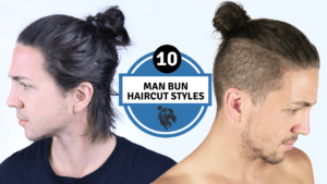 man bun haircut