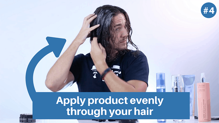 How to tame curly hair for men
