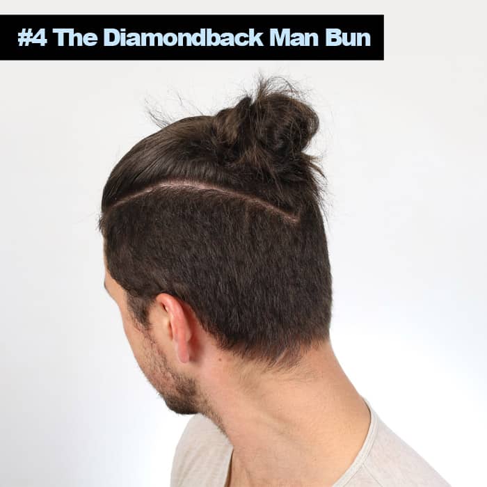 The Diamondback Man Bun - Mun Bun Haircut Style