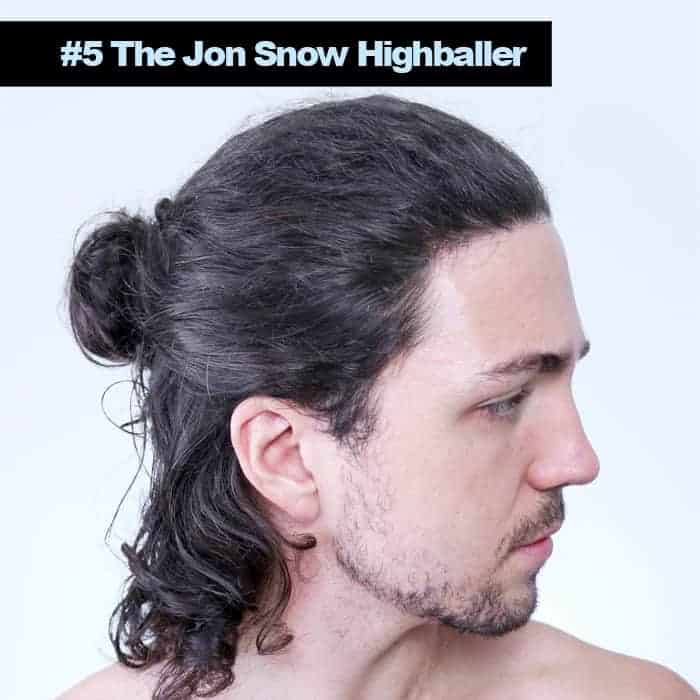 Jon Snow Man Bun Haircut