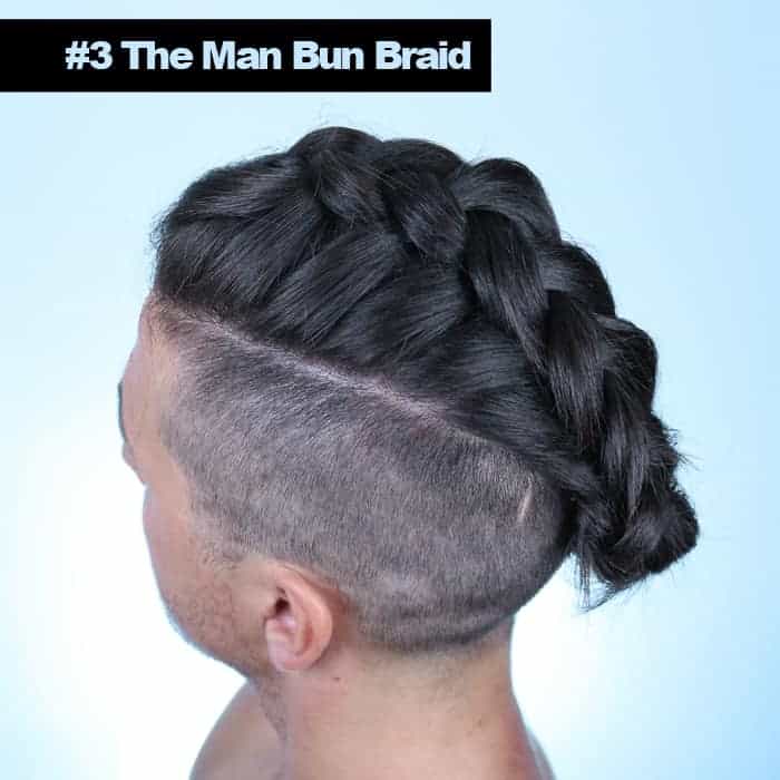Man Bun Braid - Mun Bun Haircut Style