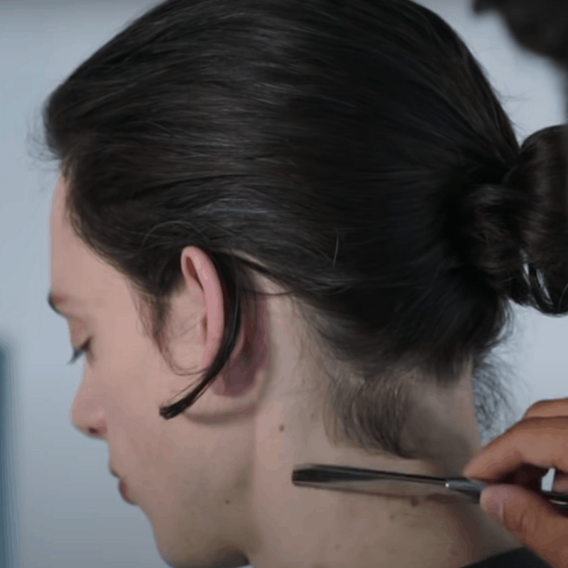 How to tidy neck hair