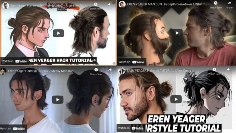 Eren Yeager Hairstyle Banner